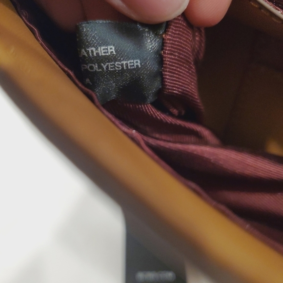 NEW BcbgMaxAzria Cindy Shoulder Bag Brown Calf Leather - Picture 5 of 7